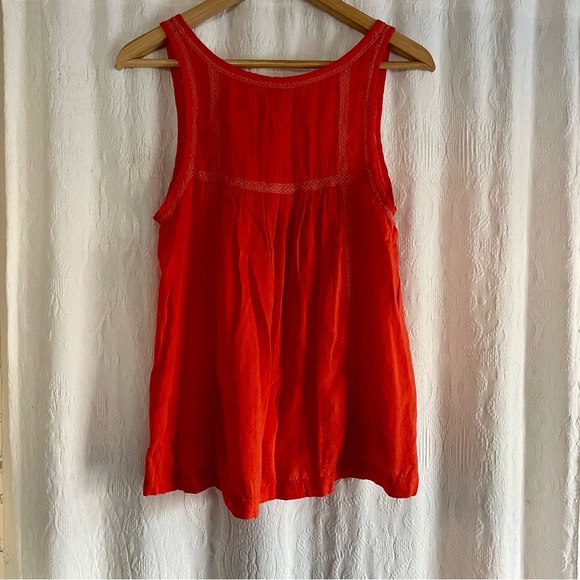 Lucky Brand Coral Sleeveless Blouse - Picture 3 of 4